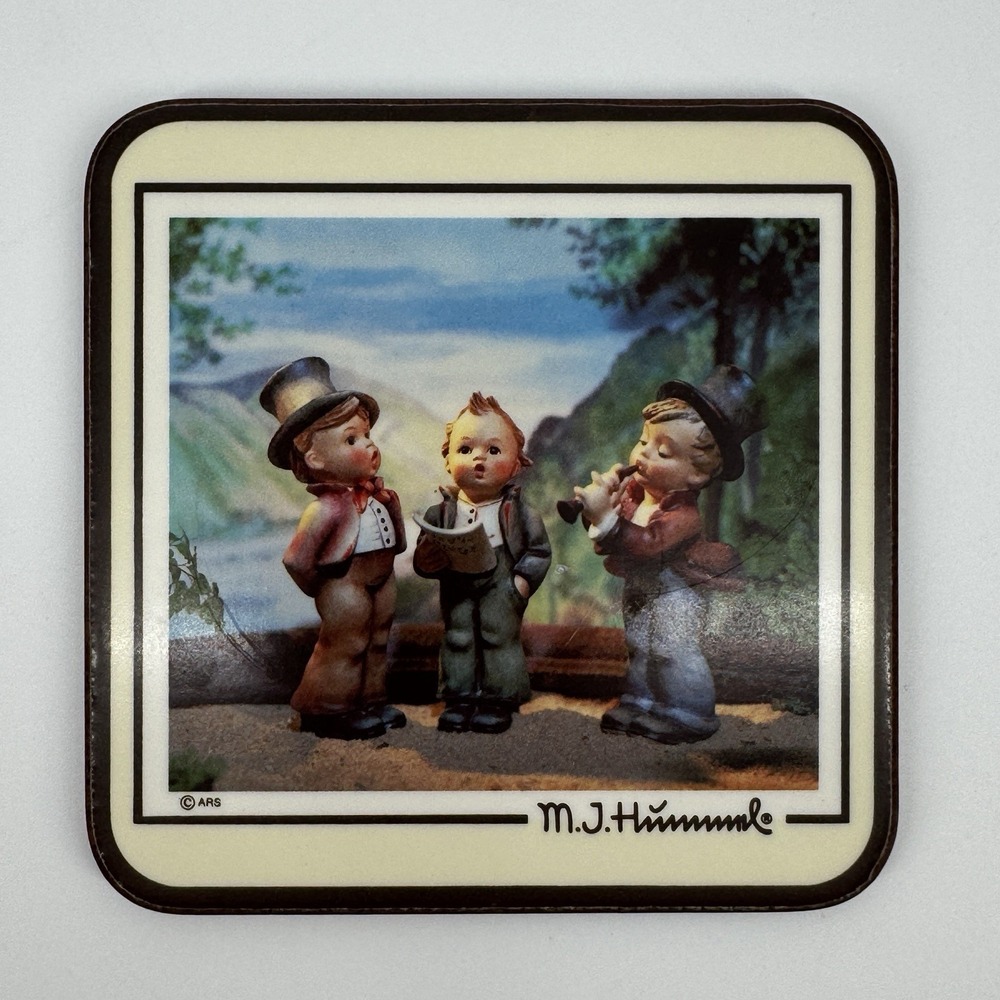 Vintage 1986 Hummel Coasters Set of 6 M.J. Hummel Papernell Made England Cottage - Picture 7 of 12